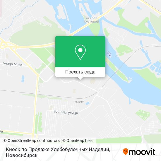 Карта Киоск по Продаже Хлебобулочных Изделий