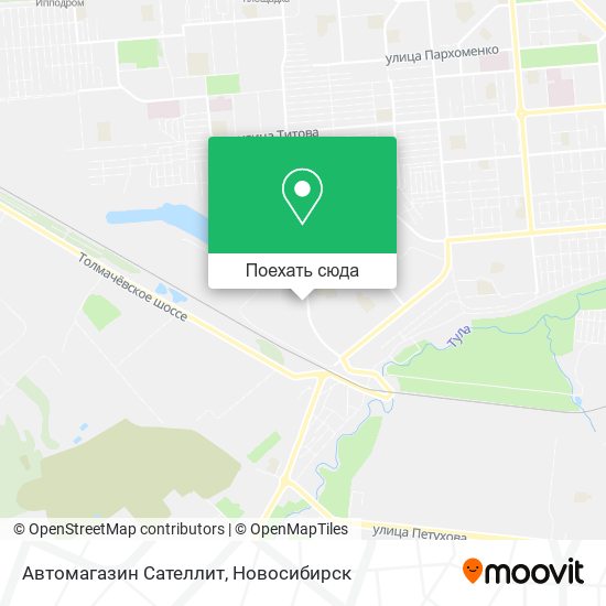 Карта Автомагазин Сателлит