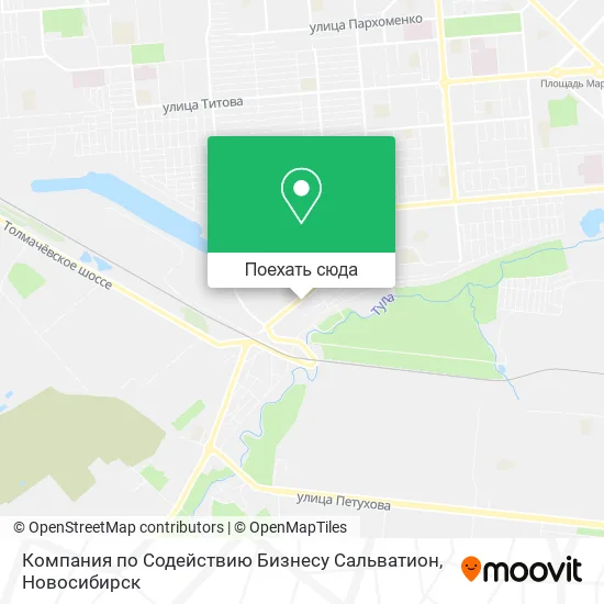 Карта Компания по Содействию Бизнесу Сальватион