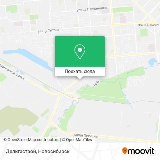 Карта Дельтастрой