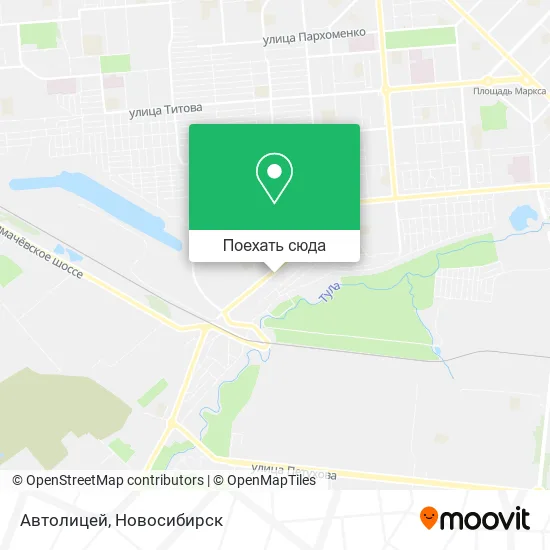 Карта Автолицей