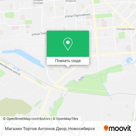 Карта Магазин Тортов Антонов Двор