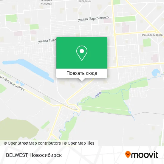 Карта BELWEST