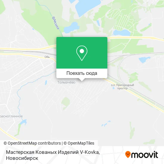 Карта Мастерская Кованых Изделий V-Kovka