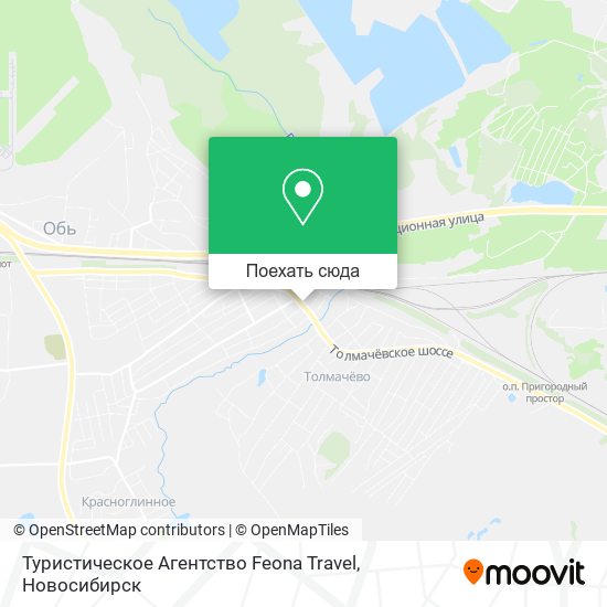 Карта Туристическое Агентство Feona Travel