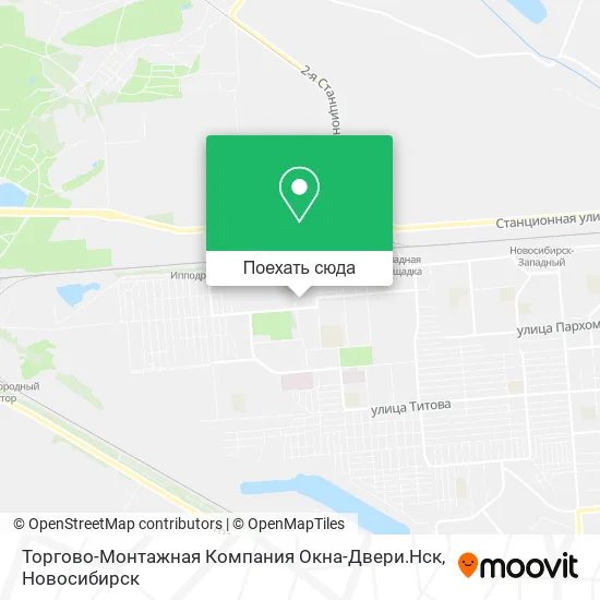 Карта Торгово-Монтажная Компания Окна-Двери.Нск