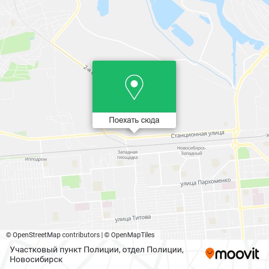 Карта Участковый пункт Полиции, отдел Полиции