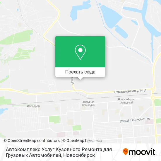 Карта Автокомплекс Услуг Кузовного Ремонта для Грузовых Автомобилей