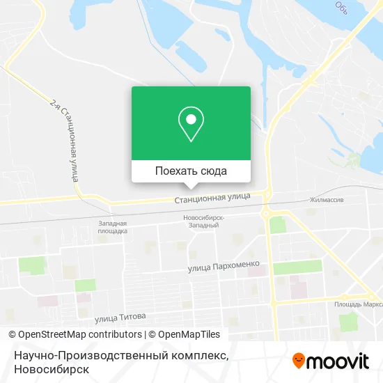 Карта Научно-Производственный комплекс