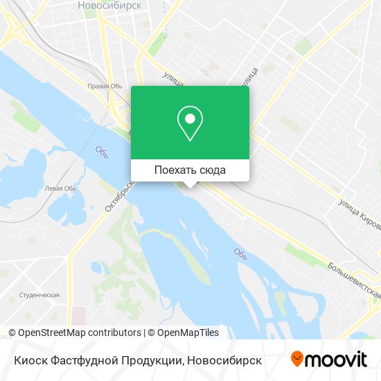 Карта Киоск Фастфудной Продукции
