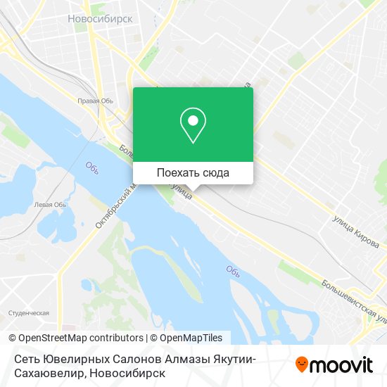 Карта Сеть Ювелирных Салонов Алмазы Якутии-Сахаювелир