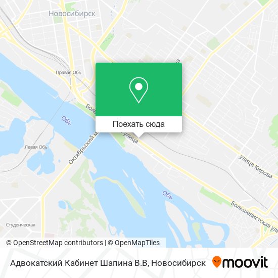 Карта Адвокатский Кабинет Шапина В.В