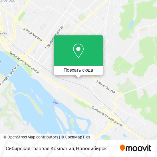 Карта Сибирская Газовая Компания