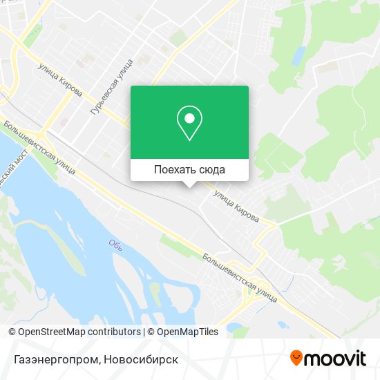 Карта Газэнергопром