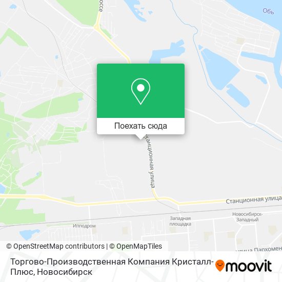 Карта Торгово-Производственная Компания Кристалл-Плюс