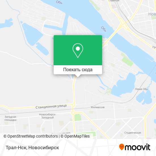 Карта Трал-Нск