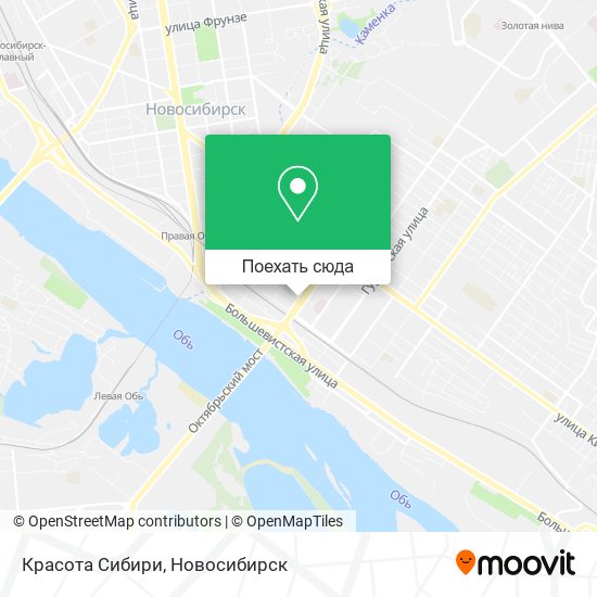 Карта Красота Сибири