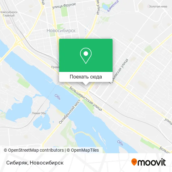 Карта Сибиряк