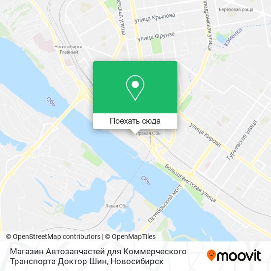 Карта Магазин Автозапчастей для Коммерческого Транспорта Доктор Шин