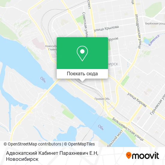 Карта Адвокатский Кабинет Парахневич Е.Н