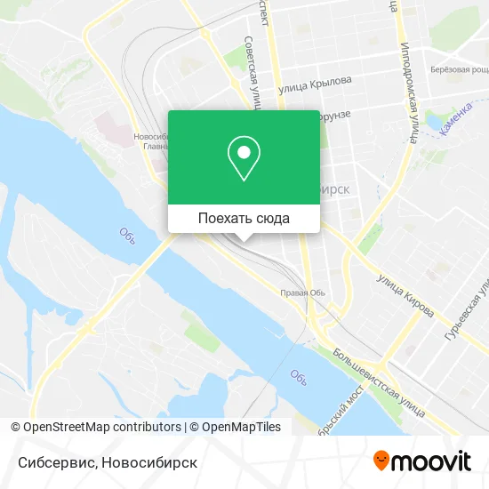 Карта Сибсервис