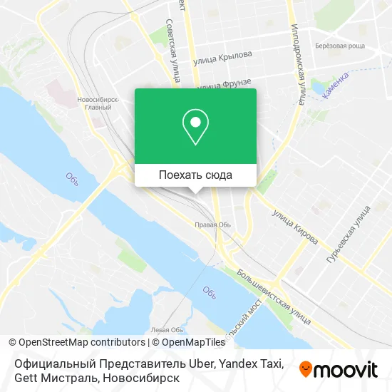 Карта Официальный Представитель Uber, Yandex Taxi, Gett Мистраль