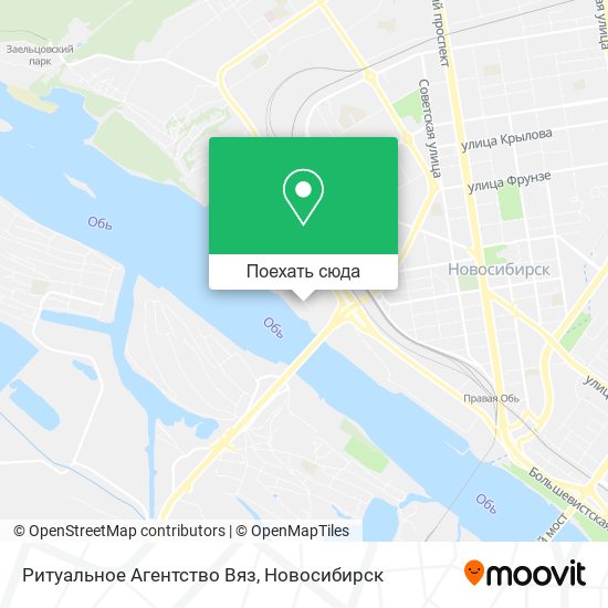 Карта Ритуальное Агентство Вяз