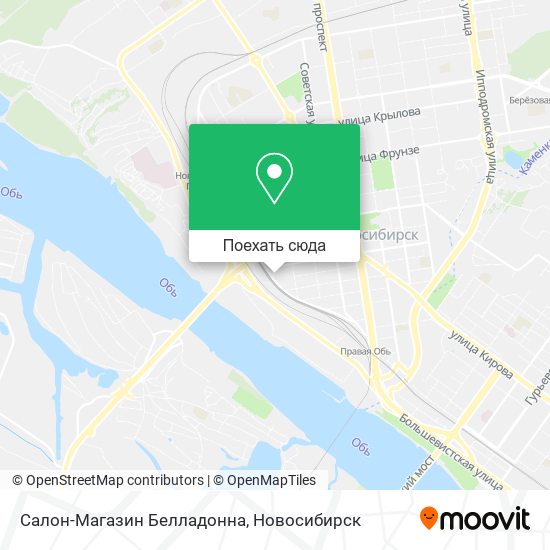 Карта Салон-Магазин Белладонна