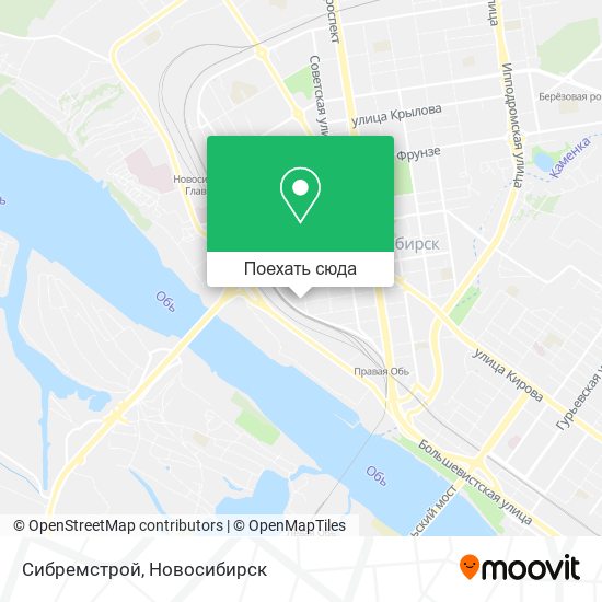 Карта Сибремстрой