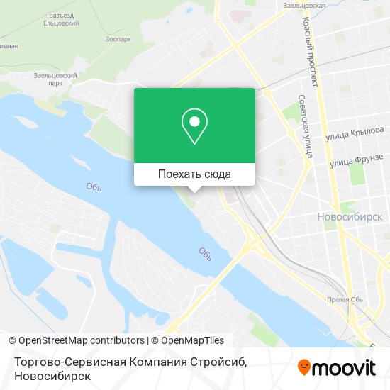 Карта Торгово-Сервисная Компания Стройсиб