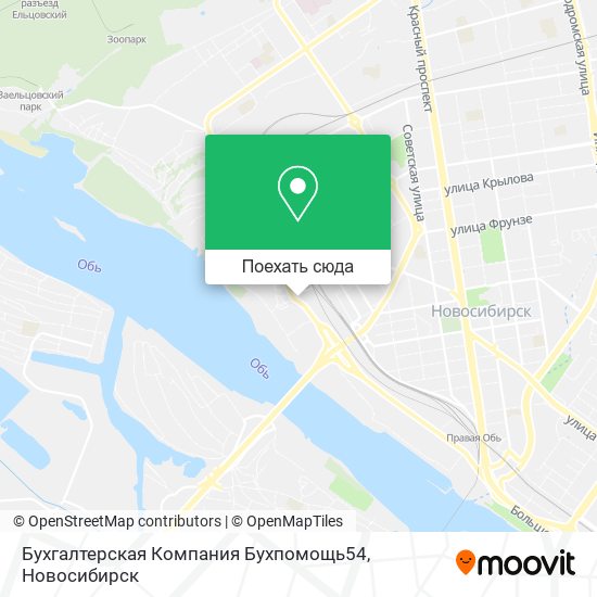 Карта Бухгалтерская Компания Бухпомощь54