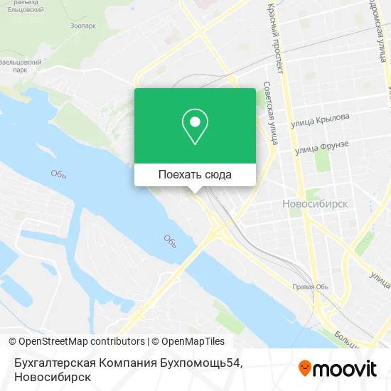 Карта Бухгалтерская Компания Бухпомощь54