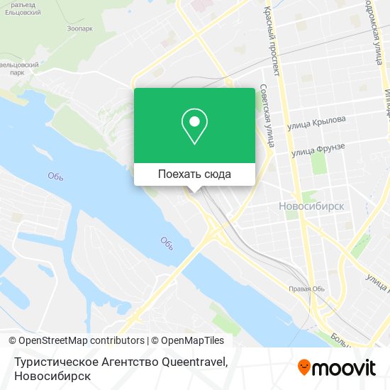Карта Туристическое Агентство Queentravel