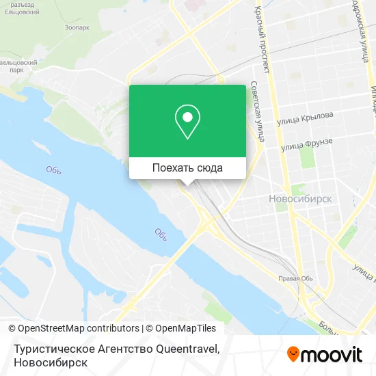 Карта Туристическое Агентство Queentravel