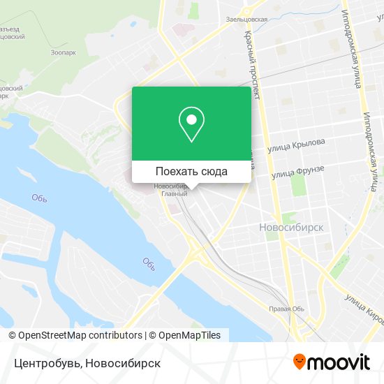 Карта Центробувь