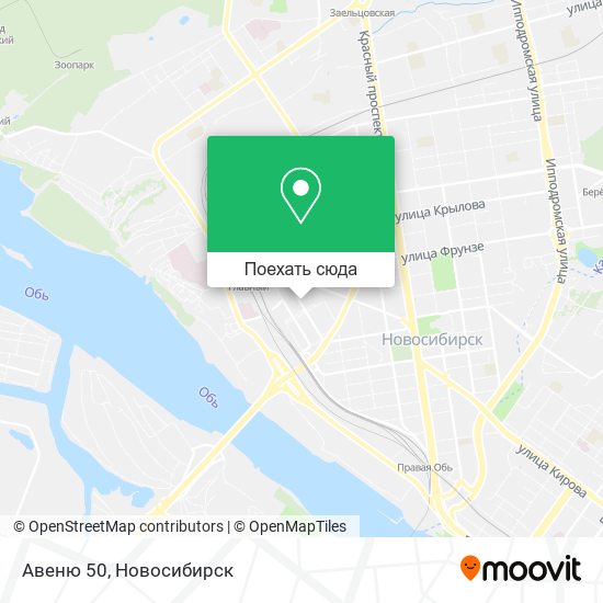 Карта Авеню 50