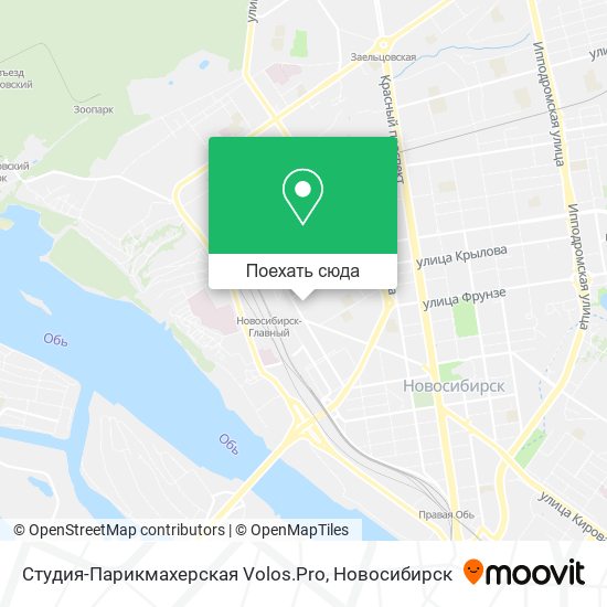 Карта Студия-Парикмахерская Volos.Pro