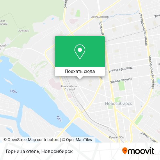 Карта Горница отель