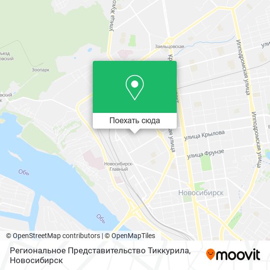 Карта Региональное Представительство Тиккурила
