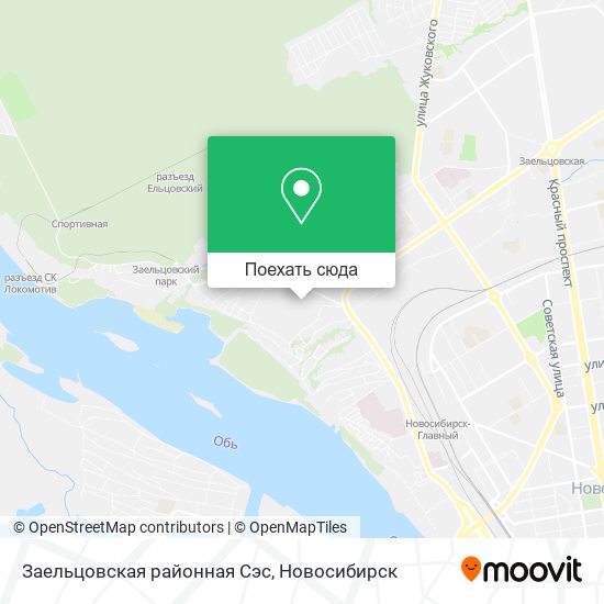 Карта Заельцовская районная Сэс