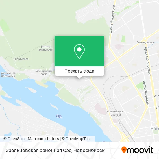 Карта Заельцовская районная Сэс