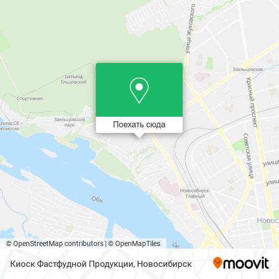 Карта Киоск Фастфудной Продукции