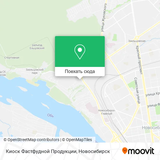 Карта Киоск Фастфудной Продукции