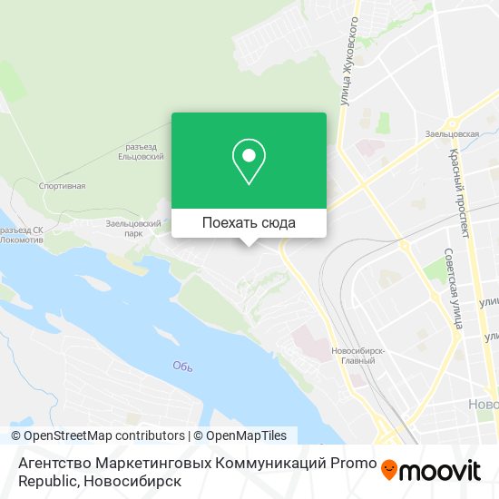 Карта Агентство Маркетинговых Коммуникаций Promo Republic