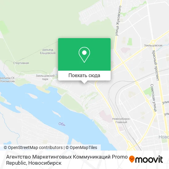 Карта Агентство Маркетинговых Коммуникаций Promo Republic