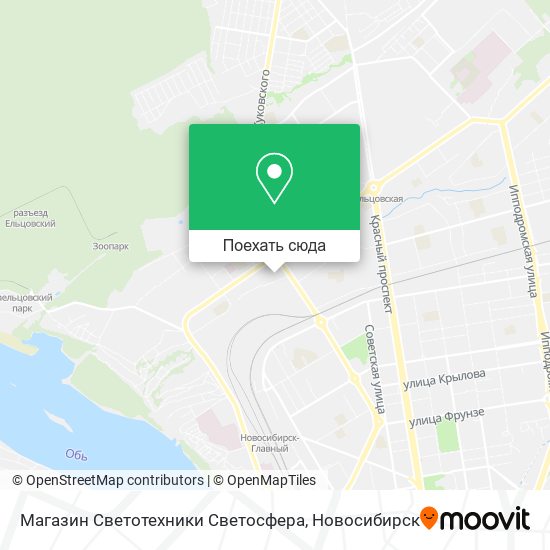 Карта Магазин Светотехники Светосфера