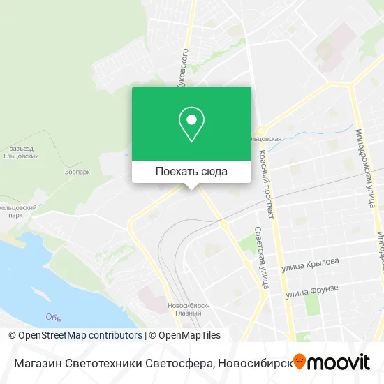 Карта Магазин Светотехники Светосфера