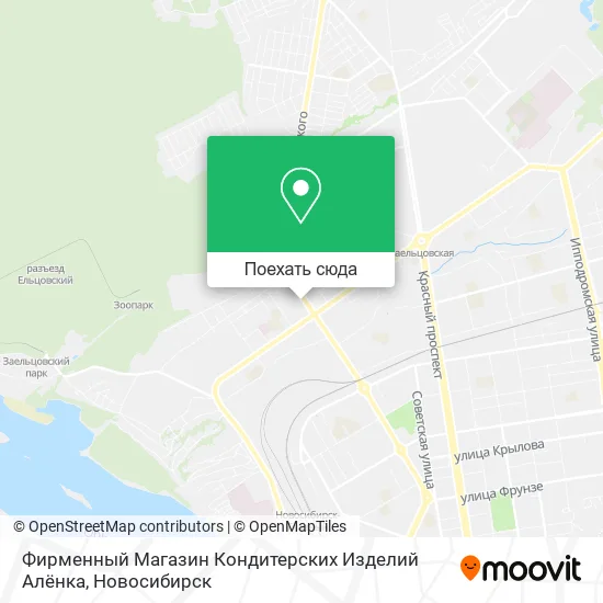 Карта Фирменный Магазин Кондитерских Изделий Алёнка