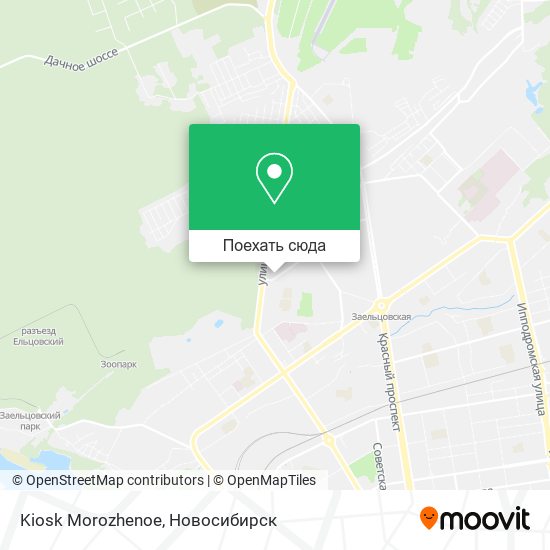 Карта Kiosk Morozhenoe