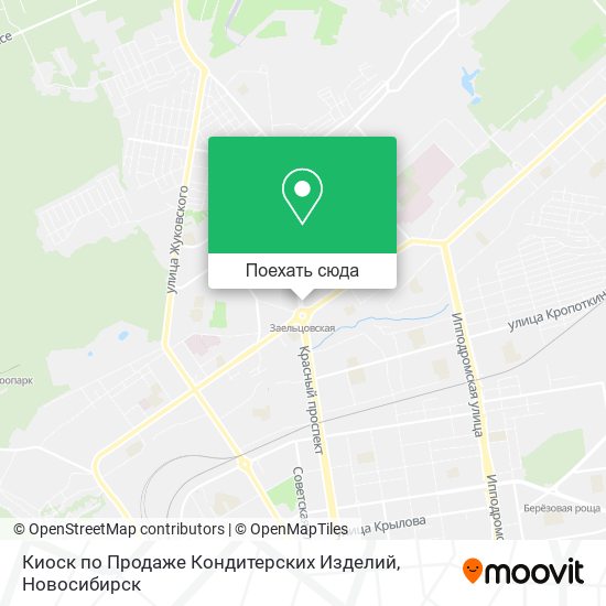 Карта Киоск по Продаже Кондитерских Изделий